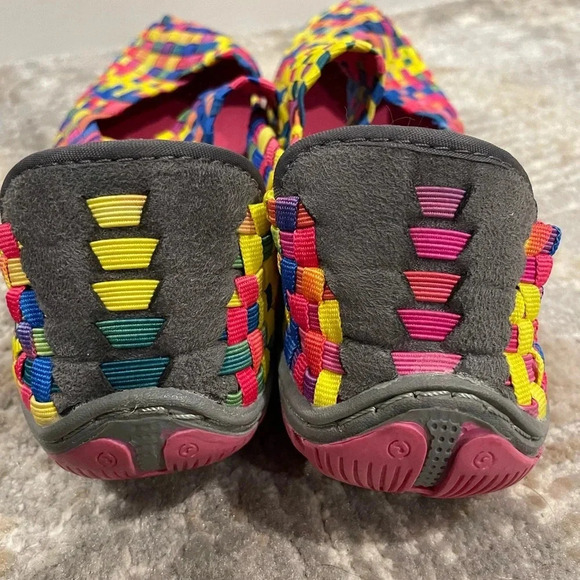 Rock Spring Multicolor Woven Elastic Slip On Comfort Shoe Women’s Size 7.5/38 - Picture 3 of 7